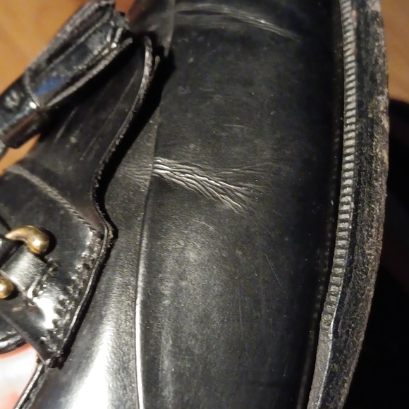 BALLy  SLIP ON LOAFERS   DRESS SHOES  WITH TASSELS  BLACK LEATHER  SIZE 8 - Picture 11 of 14